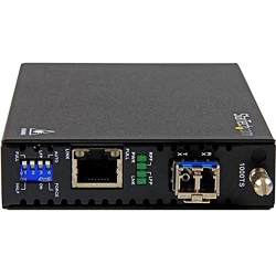 STARTECH Gigabit Ethernet Copper-To-Fiber Media Converter Sm Lc 10Km (Et91000Sm10)