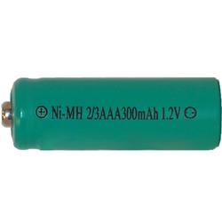 POWER PORTABLE 16-Pack 2/3 Aaa Nimh Button Top Batteries (300 Mah)