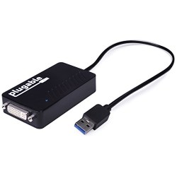 PLUGABLE USB 3.0 to VGA / Dvi / HDMI Video Graphics Adapter for Multiple Monitors Up to 2048X1152 / 1920X1080 (Supports Window