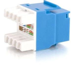 C2G Cat5E Rj45 Utp Keystone Jack - In Blue