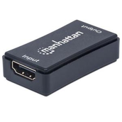 MANHATTAN 207447 HDMI Signal Repeater, Regenerates 1080P Video And Lossless Audio Up to 40 M/131 Ft. Dh-207447