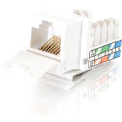 C2G 90° Cat5E Rj45 Utp Keystone Jack - In White