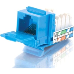 C2G 90? Cat5E Rj45 Utp Keystone Jack - In Blue