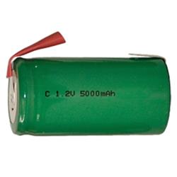 POWER PORTABLE C Nimh Battery With Tabs (5000 Mah)