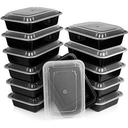 HEIM CONCEPT Premium Meal Prep Food Containers With Lids (Set Of 12)