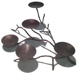 ELEGANCE 5-Lite Pillar Candle Holder