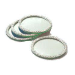 ELEGANCE Brilliant Set Of 4 Mirror Coasters