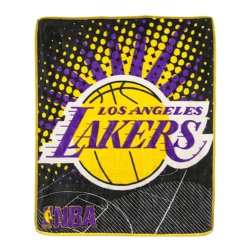 NBA Los Angeles Lakers Ultimate Super Plush Multicolored Gorgeous Designed Throw Blanket 48 X 60 Inch for Kids