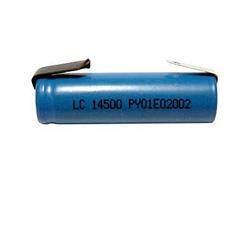 POWER PORTABLE Aa 3.7 Volt Lithium Ion 14500 Battery With Tabs (750 Mah)
