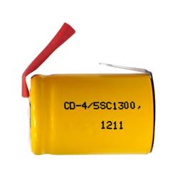 POWER PORTABLE 12-Pack 4/5 Sub C Nicd Batteries With Tabs (1300 Mah)