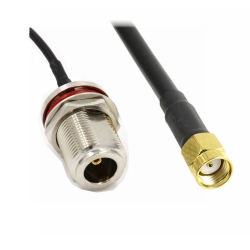 TURMODE 6 Ft. N Female to Rp SMA Male Adapter Cable