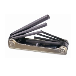 HVTOOLS 7 PCs Folding Hex Key Set