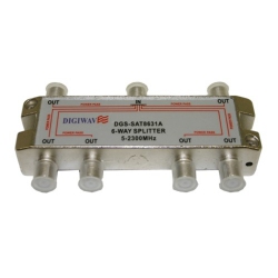 DIGIWAVE 6 Way Splitter for 5 to 2300Mhz