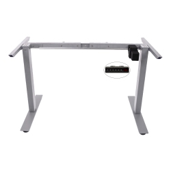 ANTHRODESK Single Motor Programmable Standing Desk (Frame Only) - In Grey