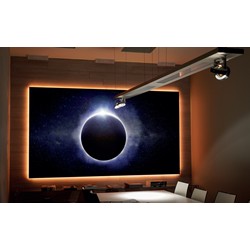 ELUNEVISION Aurora 4K HDr 110” Nanoedge Fixed-Frame 1.3-16:9 Projector Screen