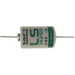 SAFT Ls14250 (Er14250) 3.6 Volt 1/2 Aa Lithium Battery (1200 Mah) With Axial Terminals