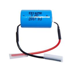 POWER PORTABLE Ls14250 (Er14250) 3.6 Volt 1/2 Aa Primary Lithium Battery With Leads (1200 Mah)