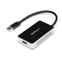STARTECH USB 3.0 to HDMI External Video Card Adapter W/ 1-Port USB Hub (USB32HDeh)