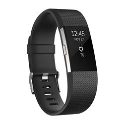 STRAPSCO Silicone Replacement Strap for Fitbit Charge 2 In Short Length In Black