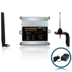 SMOOTHTALKER Stealth Z6 65Db 4G/5G Ready High Power 6 Band Cell Phone Signal Building Booster Kit. Covers Up to 5, 000 Sq. Ft