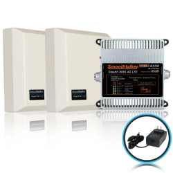 SMOOTHTALKER Stealth X6 65Db 4G/5G Ready Extreme Power 6 Band Building Cell Phone Signal Booster Kit. Covers Up to 8, 000 Sq. Ft
