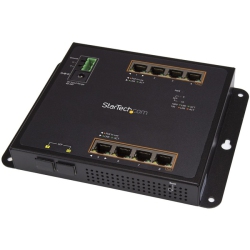 STARTECH.COM Startech Gigabit Ethernet Switch - 8 Port Poe+ Plus 2 Sfp Ports - Industrial - Gigabit Switch - Managed Switch