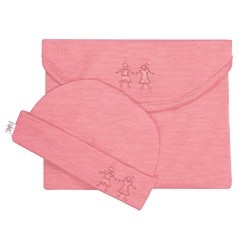 MERINO KIDS Cocooi Babywrap/swaddle Newborn - 3 Months In Raspberry