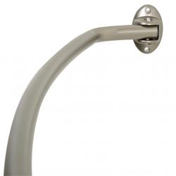 ZENITH PRODUCTS 35603Bn06 72 In. Brushed Nickel Adjustable Curved Shower Rod