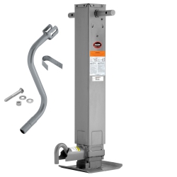 PRO SERIES TOWING Pro Series 1400950376 Weld-On Square Tube Jack With Crank Handle, 12, 000 Pound