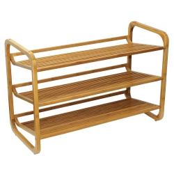 OCEANSTAR Sr1231 Bamboo Shoe Rack - 3 Tier