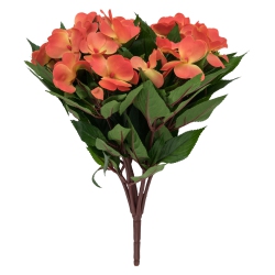 ALLSTATE Fbi633-Sa 13.7 In. Guinea Impatiens Bushes Salmon- Case Of 6
