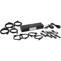 IOGEAR Network Kvmp Gcs1934 4-Port Displayport1.2 Kvmp With USB3.1 Hub Retail