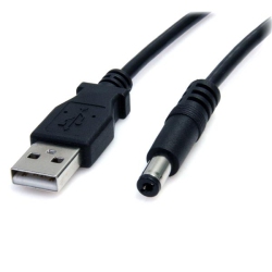 STARTECH 3 Ft USB to Type M Barrel 5V Dc Power Cable