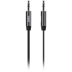 BELKIN 3Ft Mini-Phone Audio Cable - - (Av10127Tt03-Blk) In Black