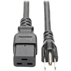TRIPP LITE 8Ft Power Cord Adapter Cable 5-15P to C19 Heavy Duty 15A 14Awg 8'