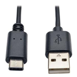 TRIPP LITE MFG CO. Tripp Lite USB 2.0 Hi-Speed Cable (A Male to USB Type-C Male), 3-Ft