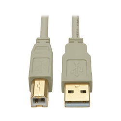 TRIPP LITE USB 2.0 Hi-Speed A/b Cable (M/m), Beige, 6 Ft