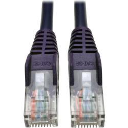 TRIPP LITE Cat5E 350Mhz Snagless Molded Utp Patch Cable (Rj45 M/m), Purple, 25 Ft