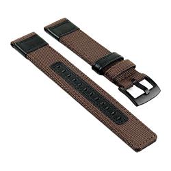STRAPSCO Canvas Band Strap for Suunto Core W/ Matte Buckle In Tan In Black