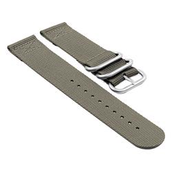 STRAPSCO Nylon Band Strap for Suunto Core In In Grey