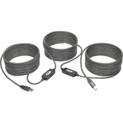TRIPP LITE USB 2.0 Hi-Speed A/b Active Repeater Cable (M/m), 50 Ft