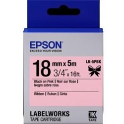 EPSON Labelworks Standard Lk Tape Cartridge ~3/4" Black On In White