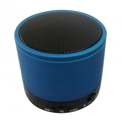 GLOBALTONE Mini Portable Tooth Speaker Bass Xpansion System (Bxs) With Mp3 Play And Micro Sd Card Slot In Blue