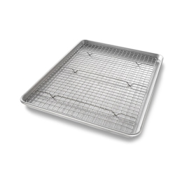 USA PAN Non-Stick Half Baking Sheet & Rack Set, 13" X 18