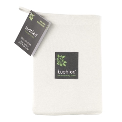 KUSHIES Organic Jersey Fitted Crib Sheet - Ecru