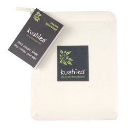 KUSHIES Organic Jersey Playpen Fitted Sheet - In Ivory