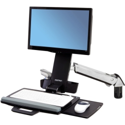 ERGOTRON Styleview 24" Full Motion Sit-Stand Combo Arm Wall Mount (45-266-026)