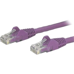 STARTECH 9 Ft Cat6 Cable With Snagless Rj45 Connectors - Cat6 Ethernet Cable - 9Ft Utp Cat 6 Patch Cable In Purple