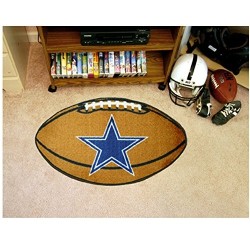 FANMAT S Nfl Dallas Cowboys Football Non-Skid 20.5" X 32.5" Runner Rug Mat Floor Protector - Multi-Colour