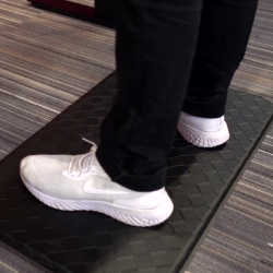 ANTHRODESK 30"x18" Standing Desk Anti-Fatigue Floor Mat (Black)